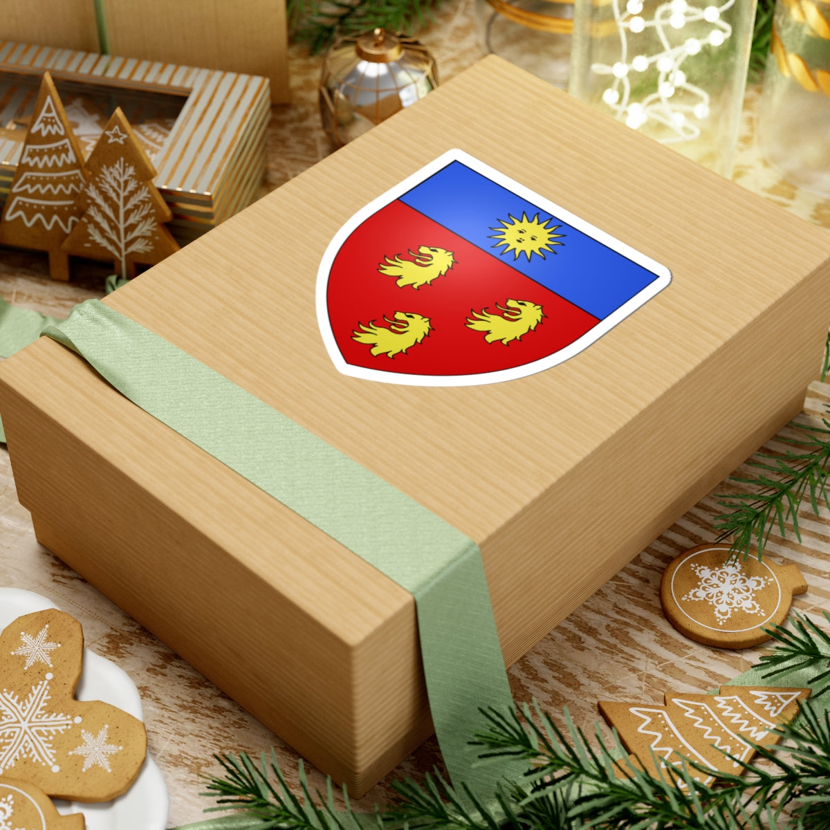 Blason ailhaud (France) (Coat of Arms) STICKER Vinyl Kiss-Cut Decal