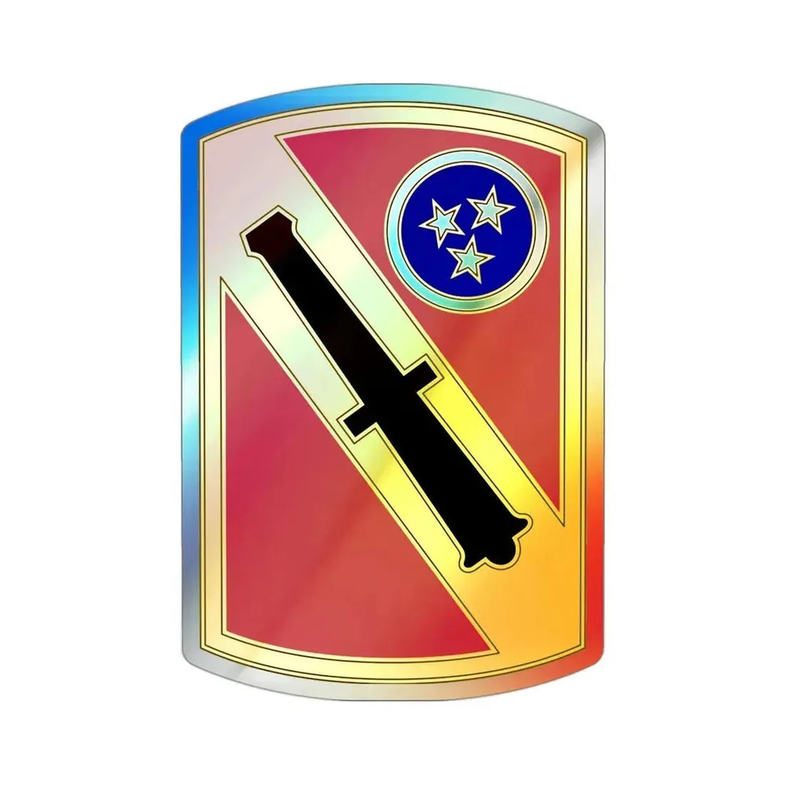 196th Field Artillery Brigade v3 (U.S. Army) Holographic STICKER Die-Cut Vinyl Decal - The Sticker Space