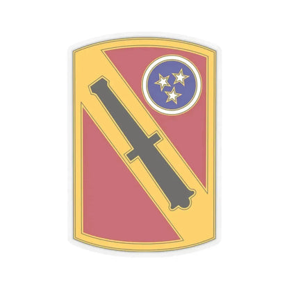 196th Field Artillery Brigade v3 (U.S. Army) STICKER Vinyl Kiss-Cut Decal 3 Inch Transparent - The Sticker Space