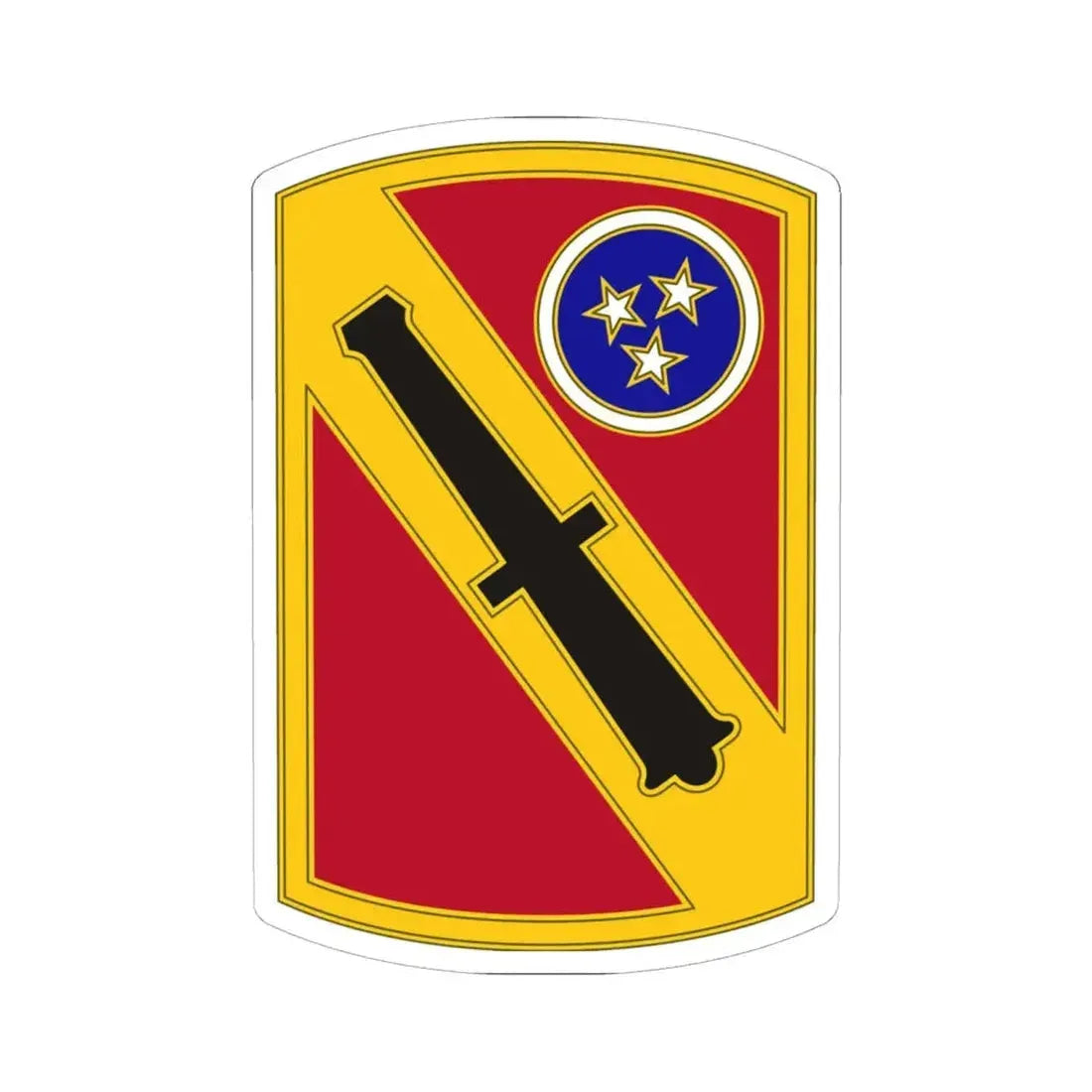 196th Field Artillery Brigade v3 (U.S. Army) STICKER Vinyl Kiss-Cut Decal 6 Inch White - The Sticker Space