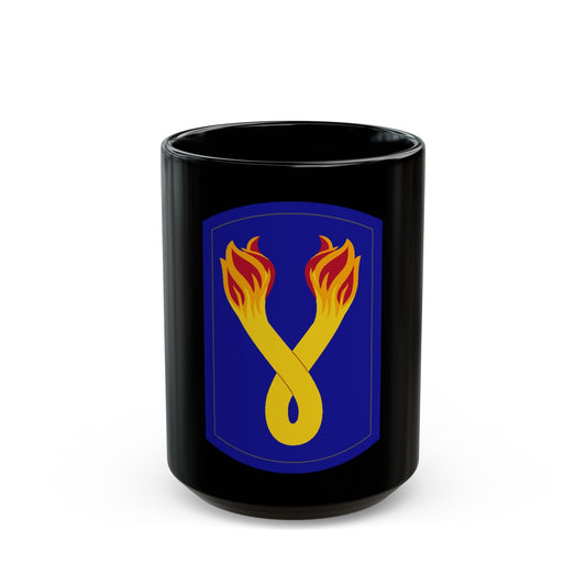 196TH INFANTRY BRIGADE 2 (U.S. Army) Black Coffee Mug-15oz-The Sticker Space