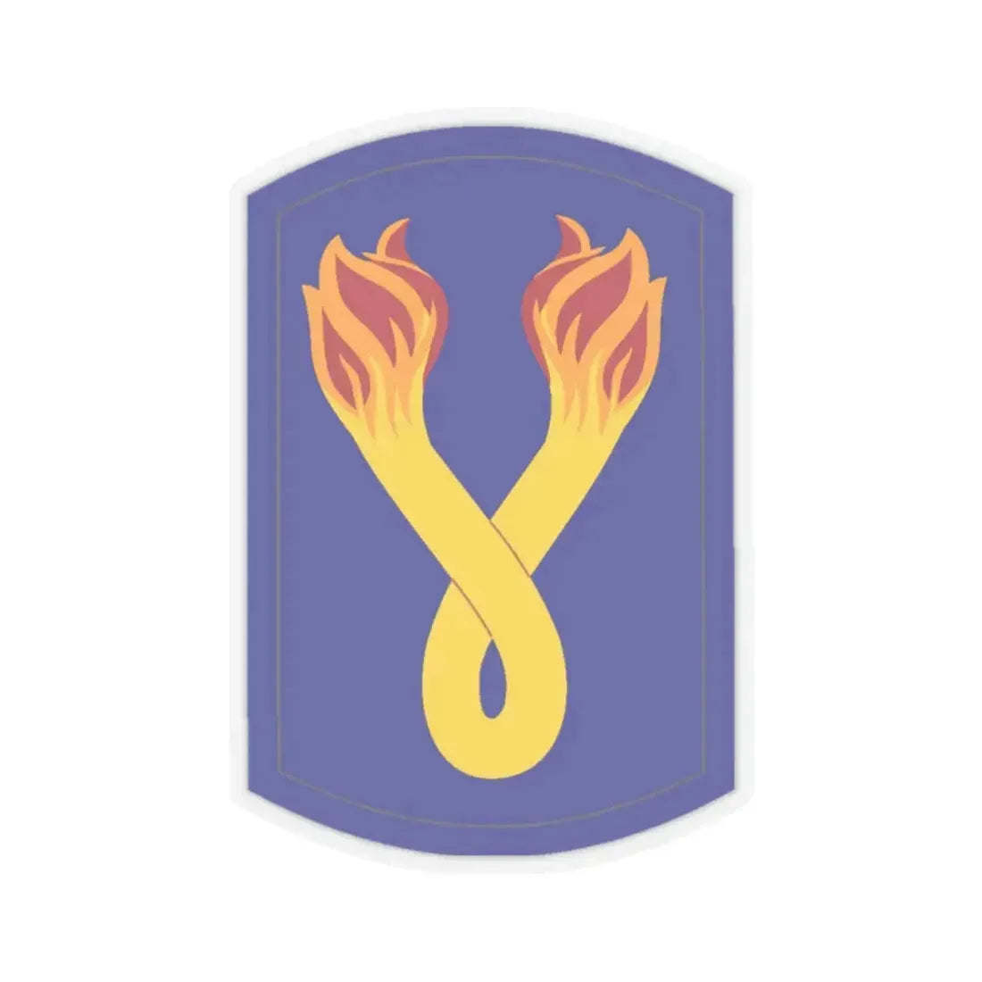 196TH INFANTRY BRIGADE 2 (U.S. Army) STICKER Vinyl Kiss-Cut Decal 2 Inch Transparent - The Sticker Space