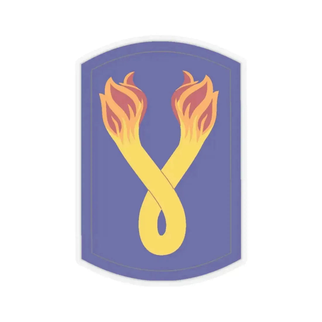 196TH INFANTRY BRIGADE 2 (U.S. Army) STICKER Vinyl Kiss-Cut Decal 3 Inch Transparent - The Sticker Space