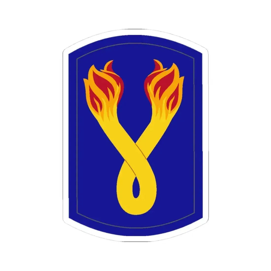 196TH INFANTRY BRIGADE 2 (U.S. Army) STICKER Vinyl Kiss-Cut Decal 3 Inch White - The Sticker Space