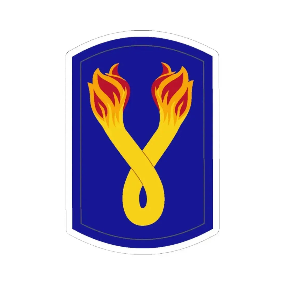 196TH INFANTRY BRIGADE 2 (U.S. Army) STICKER Vinyl Kiss-Cut Decal 6 Inch White - The Sticker Space