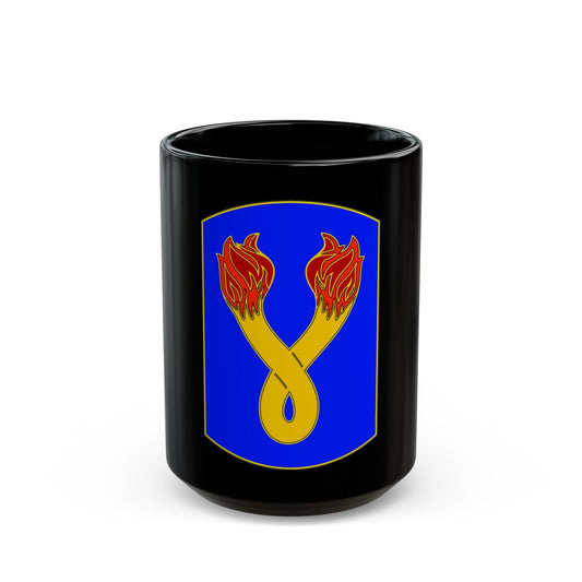 196TH INFANTRY BRIGADE (U.S. Army) Black Coffee Mug-15oz-The Sticker Space