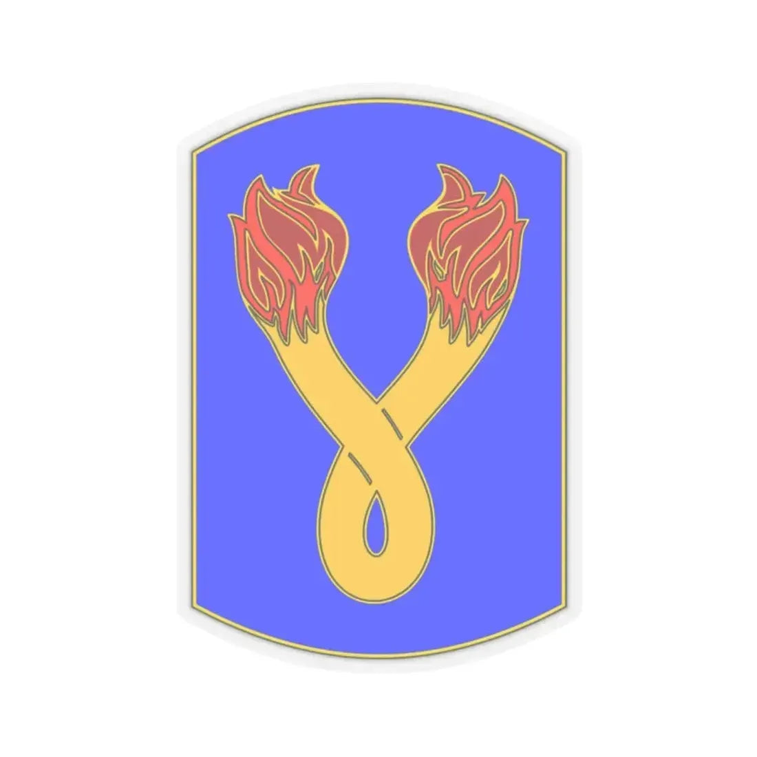 196TH INFANTRY BRIGADE (U.S. Army) STICKER Vinyl Kiss-Cut Decal 2 Inch Transparent - The Sticker Space
