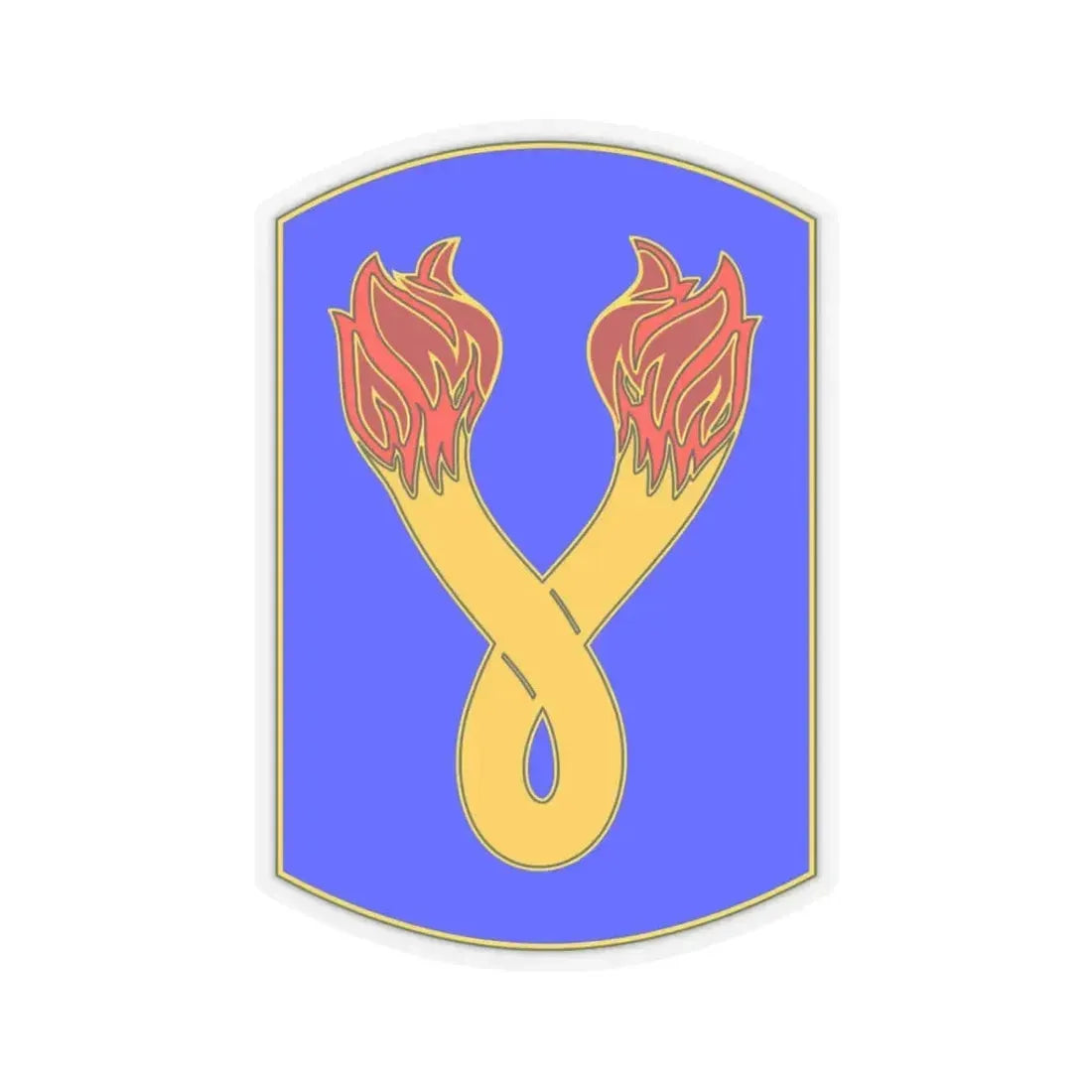 196TH INFANTRY BRIGADE (U.S. Army) STICKER Vinyl Kiss-Cut Decal 3 Inch Transparent - The Sticker Space
