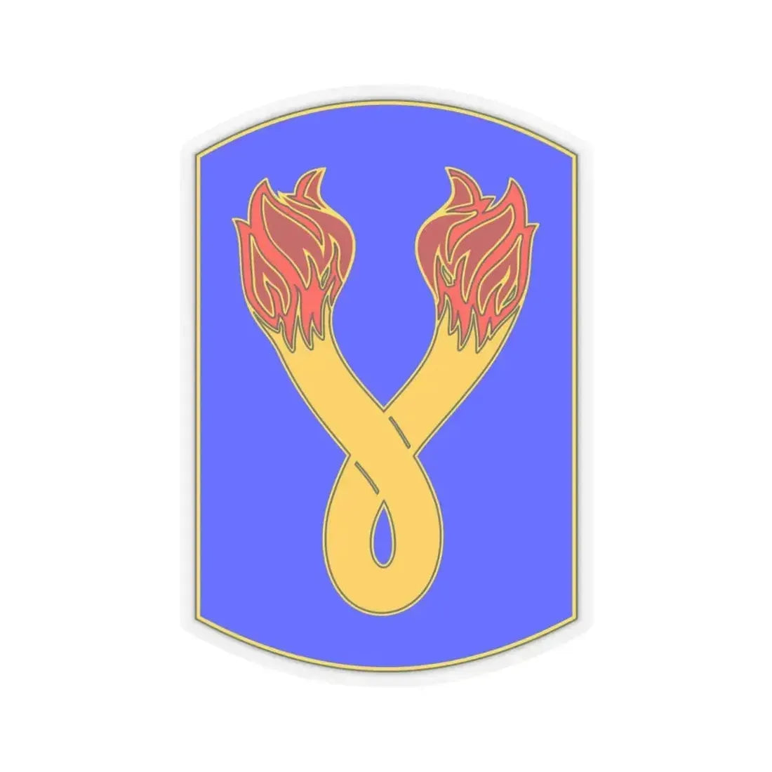 196TH INFANTRY BRIGADE (U.S. Army) STICKER Vinyl Kiss-Cut Decal 4 Inch Transparent - The Sticker Space