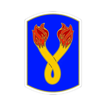 196TH INFANTRY BRIGADE (U.S. Army) STICKER Vinyl Kiss-Cut Decal 4 Inch White - The Sticker Space