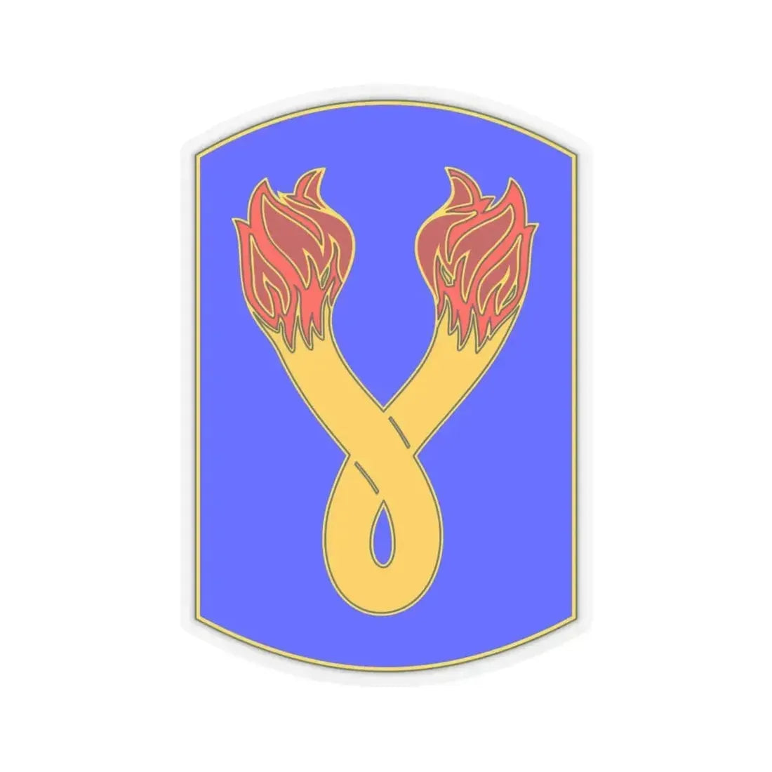 196TH INFANTRY BRIGADE (U.S. Army) STICKER Vinyl Kiss-Cut Decal 6 Inch Transparent - The Sticker Space