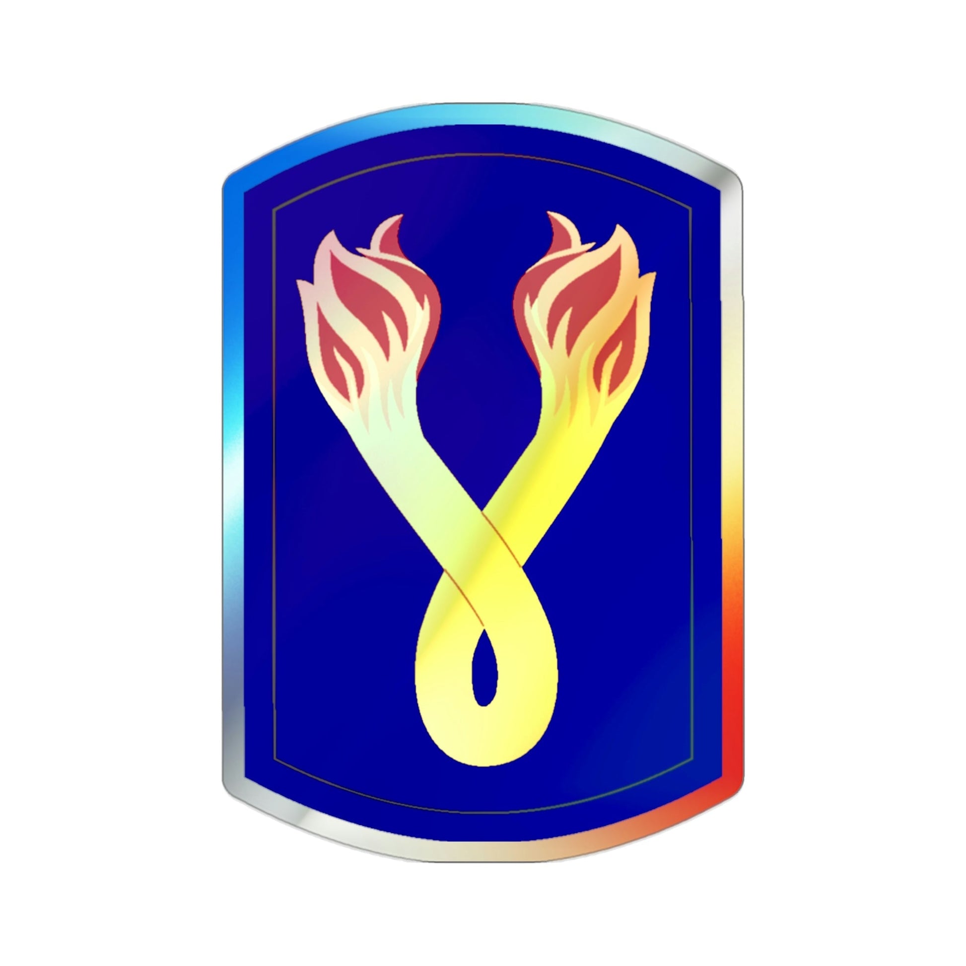 196TH INFANTRY BRIGADE v2 (U.S. Army) Holographic STICKER Die-Cut Vinyl Decal-2 Inch-The Sticker Space