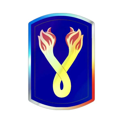 196TH INFANTRY BRIGADE v2 (U.S. Army) Holographic STICKER Die-Cut Vinyl Decal - The Sticker Space
