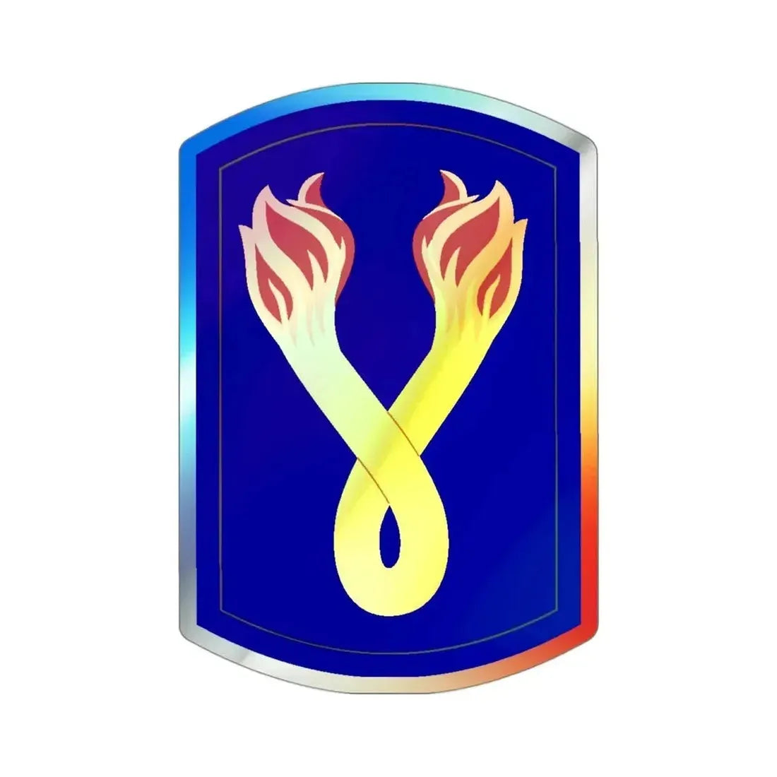 196TH INFANTRY BRIGADE v2 (U.S. Army) Holographic STICKER Die-Cut Vinyl Decal - The Sticker Space