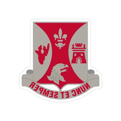 196th Infantry Regiment (U.S. Army) REVERSE PRINT Transparent Die-Cut STICKER 2 Inch Die-Cut Transparent - The Sticker Space