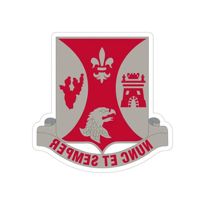 196th Infantry Regiment (U.S. Army) REVERSE PRINT Transparent Die-Cut STICKER - The Sticker Space