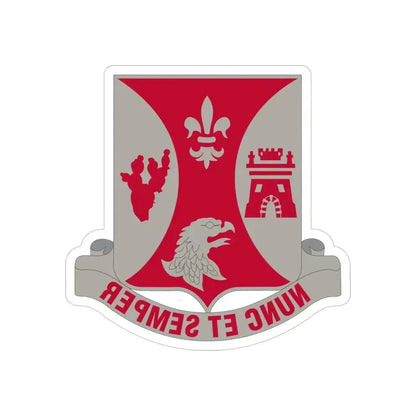 196th Infantry Regiment (U.S. Army) REVERSE PRINT Transparent Die-Cut STICKER - The Sticker Space
