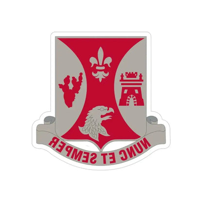 196th Infantry Regiment (U.S. Army) REVERSE PRINT Transparent Die-Cut STICKER - The Sticker Space