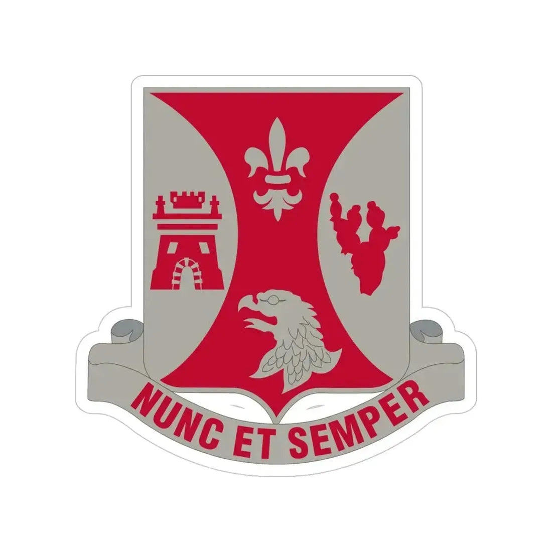 196th Infantry Regiment (U.S. Army) Transparent STICKER Die-Cut Vinyl Decal 4 Inch - The Sticker Space