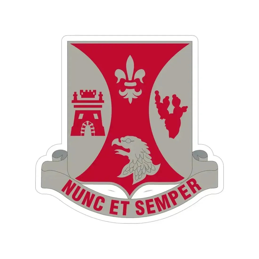 196th Infantry Regiment (U.S. Army) Transparent STICKER Die-Cut Vinyl Decal 6 Inch - The Sticker Space