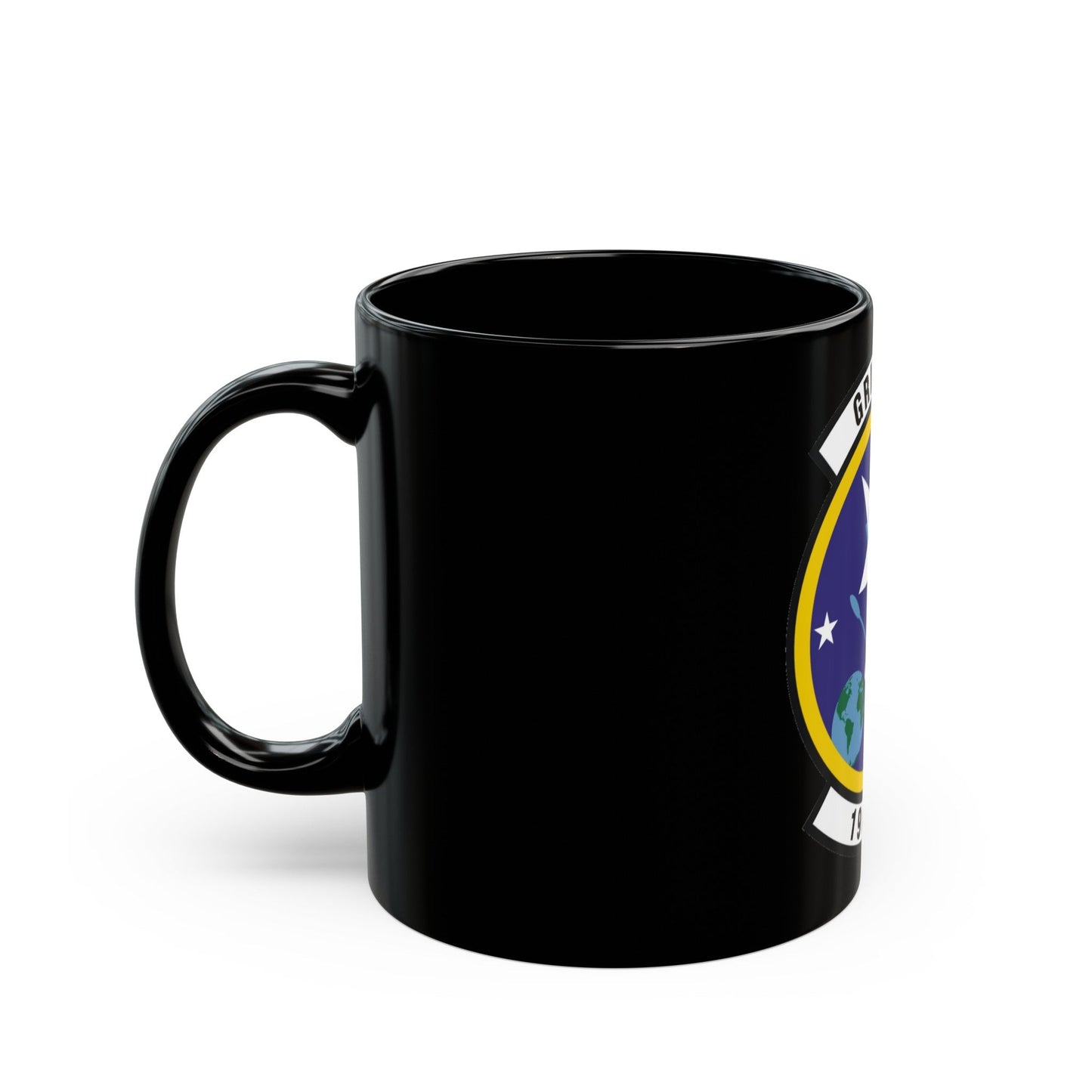 196th Reconnaissance Squadron (U.S. Air Force) Black Coffee Mug-The Sticker Space