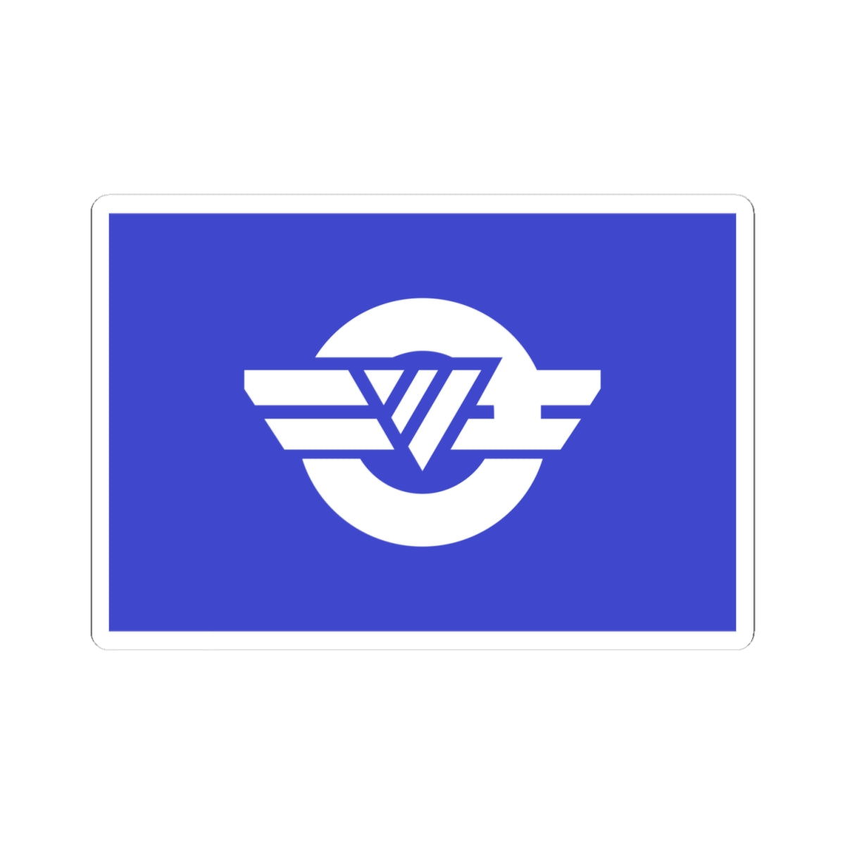 Flag of Shimotsu Wakayama (Japan) STICKER Vinyl Kiss-Cut Decal