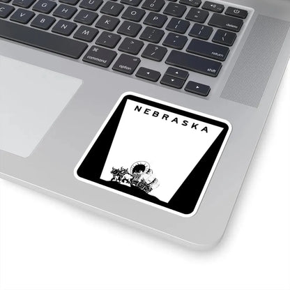 1975 Nebraska state highway marker (Nebraska) (Road Sign) STICKER Vinyl Kiss-Cut Decal - The Sticker Space