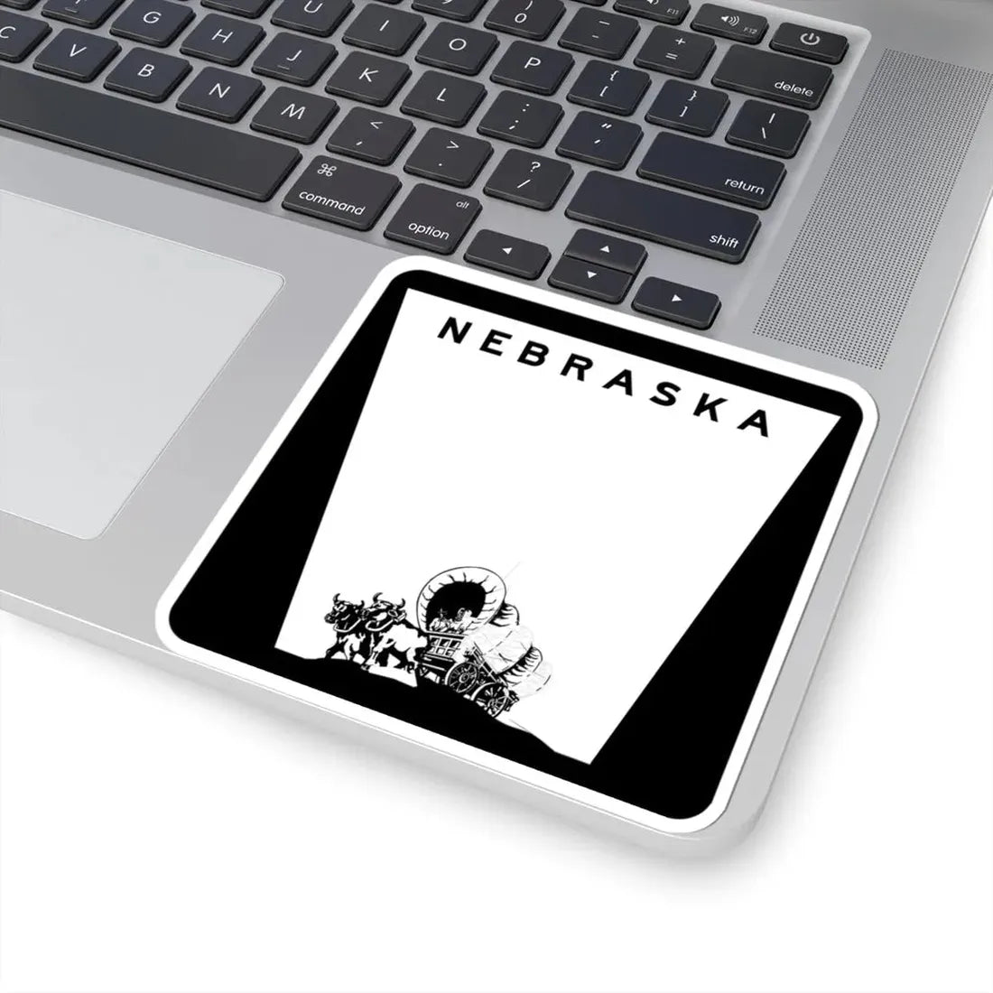 1975 Nebraska state highway marker (Nebraska) (Road Sign) STICKER Vinyl Kiss-Cut Decal - The Sticker Space