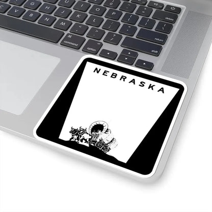 1975 Nebraska state highway marker (Nebraska) (Road Sign) STICKER Vinyl Kiss-Cut Decal - The Sticker Space