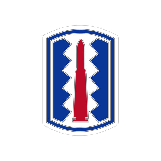 197TH INFANTRY BRIGADE (U.S. Army) REVERSE PRINT Transparent STICKER-6 Inch-The Sticker Space