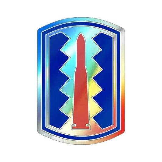 197TH INFANTRY BRIGADE (U.S. Army) Holographic STICKER Die-Cut Vinyl Decal 6 Inch Holographic - The Sticker Space