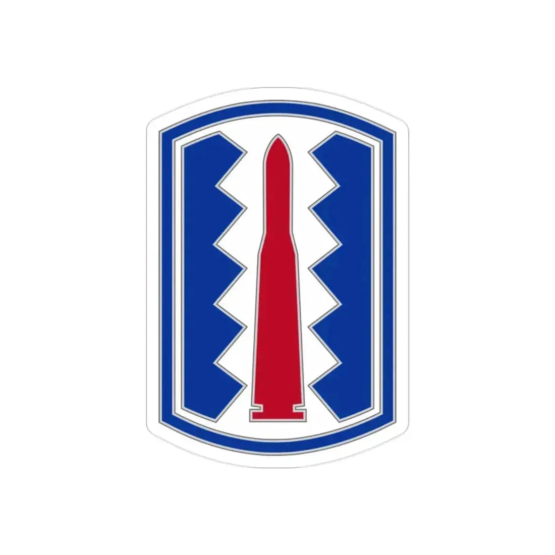 197TH INFANTRY BRIGADE (U.S. Army) REVERSE PRINT Transparent Die-Cut STICKER 2 Inch Die-Cut Transparent - The Sticker Space