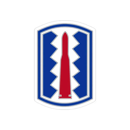 197TH INFANTRY BRIGADE (U.S. Army) REVERSE PRINT Transparent Die-Cut STICKER 2 Inch Die-Cut Transparent - The Sticker Space
