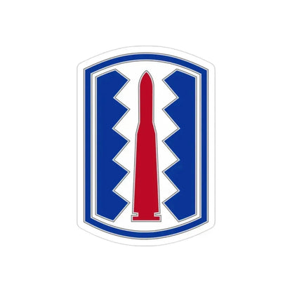 197TH INFANTRY BRIGADE (U.S. Army) REVERSE PRINT Transparent Die-Cut STICKER 3 Inch Die-Cut Transparent - The Sticker Space