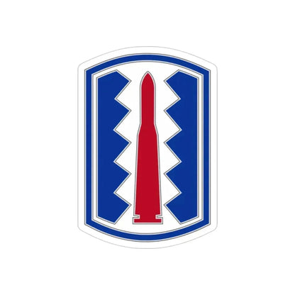 197TH INFANTRY BRIGADE (U.S. Army) REVERSE PRINT Transparent Die-Cut STICKER 4 Inch Die-Cut Transparent - The Sticker Space