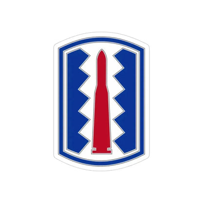 197TH INFANTRY BRIGADE (U.S. Army) REVERSE PRINT Transparent Die-Cut STICKER 5 Inch Die-Cut Transparent - The Sticker Space
