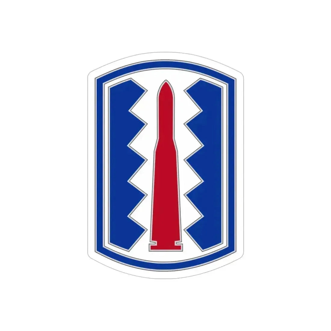 197TH INFANTRY BRIGADE (U.S. Army) REVERSE PRINT Transparent Die-Cut STICKER 6 Inch Die-Cut Transparent - The Sticker Space