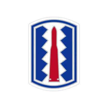 197TH INFANTRY BRIGADE (U.S. Army) REVERSE PRINT Transparent Die-Cut STICKER 6 Inch Die-Cut Transparent - The Sticker Space