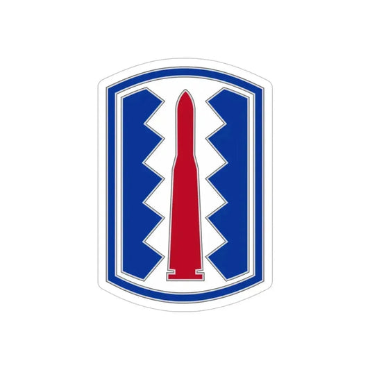 197TH INFANTRY BRIGADE (U.S. Army) REVERSE PRINT Transparent Die-Cut STICKER 6 Inch Die-Cut Transparent - The Sticker Space