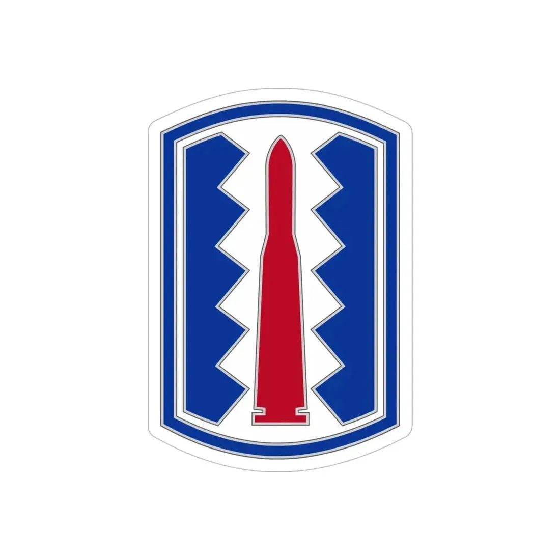 197TH INFANTRY BRIGADE (U.S. Army) REVERSE PRINT Transparent Die-Cut STICKER - The Sticker Space
