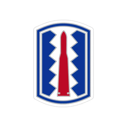 197TH INFANTRY BRIGADE (U.S. Army) REVERSE PRINT Transparent Die-Cut STICKER - The Sticker Space