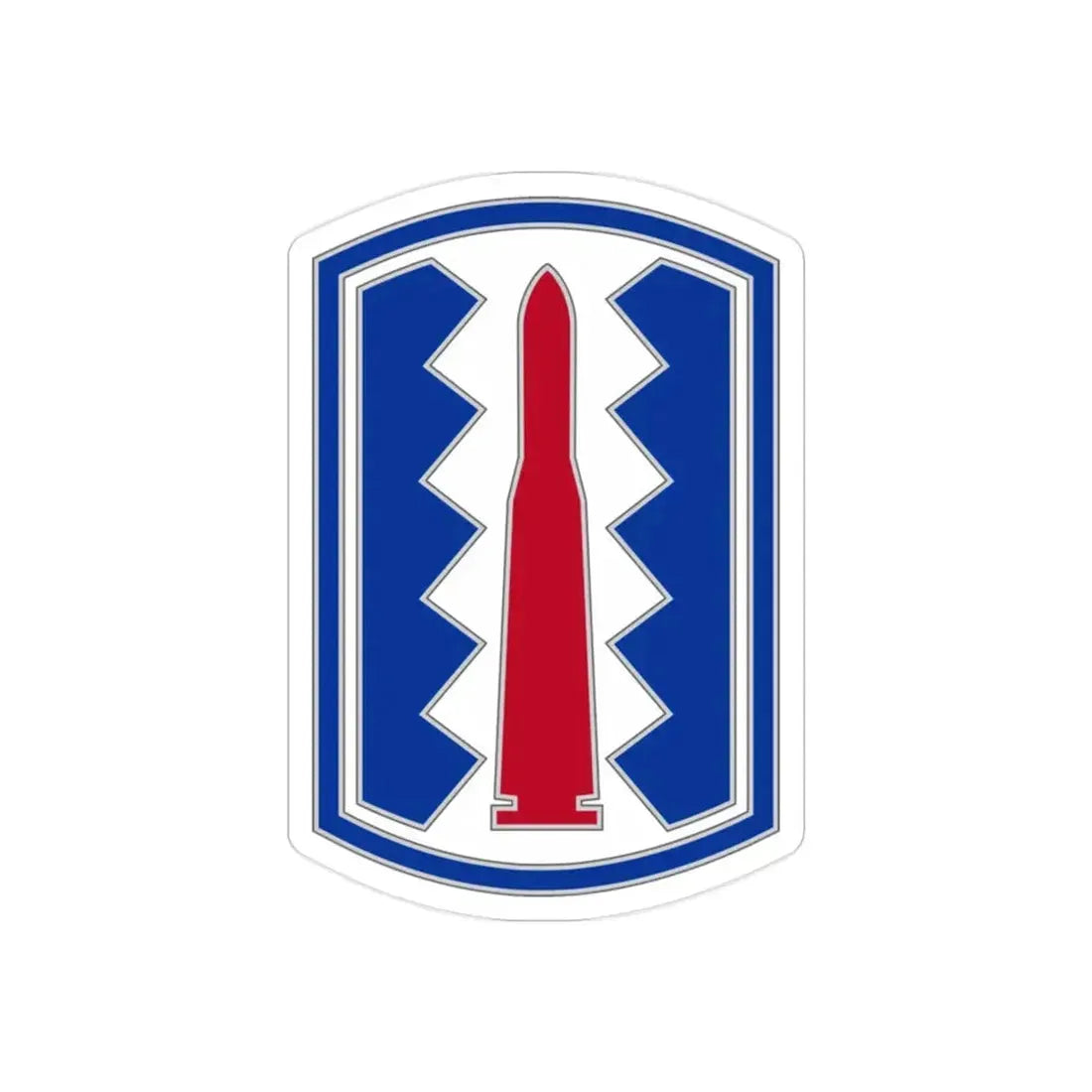 197TH INFANTRY BRIGADE (U.S. Army) REVERSE PRINT Transparent Die-Cut STICKER - The Sticker Space