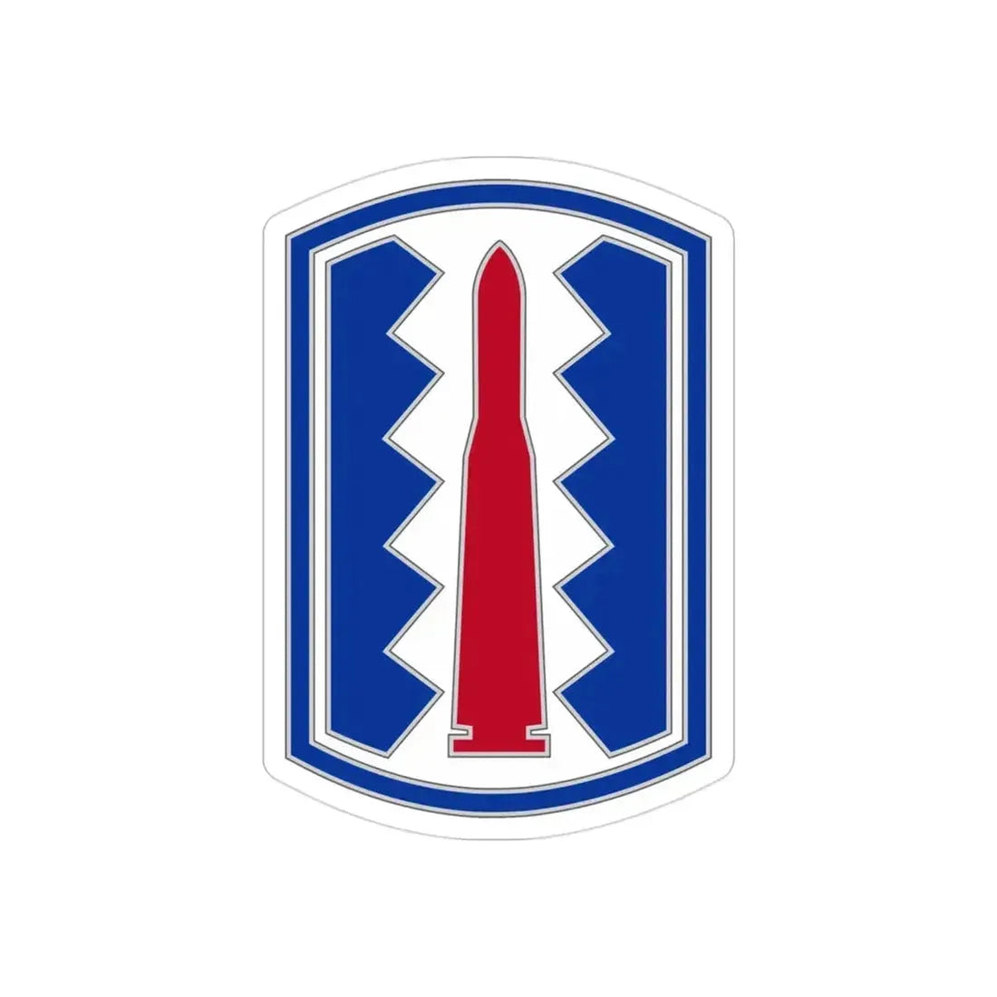 197TH INFANTRY BRIGADE (U.S. Army) REVERSE PRINT Transparent Die-Cut STICKER - The Sticker Space