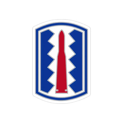 197TH INFANTRY BRIGADE (U.S. Army) REVERSE PRINT Transparent Die-Cut STICKER - The Sticker Space