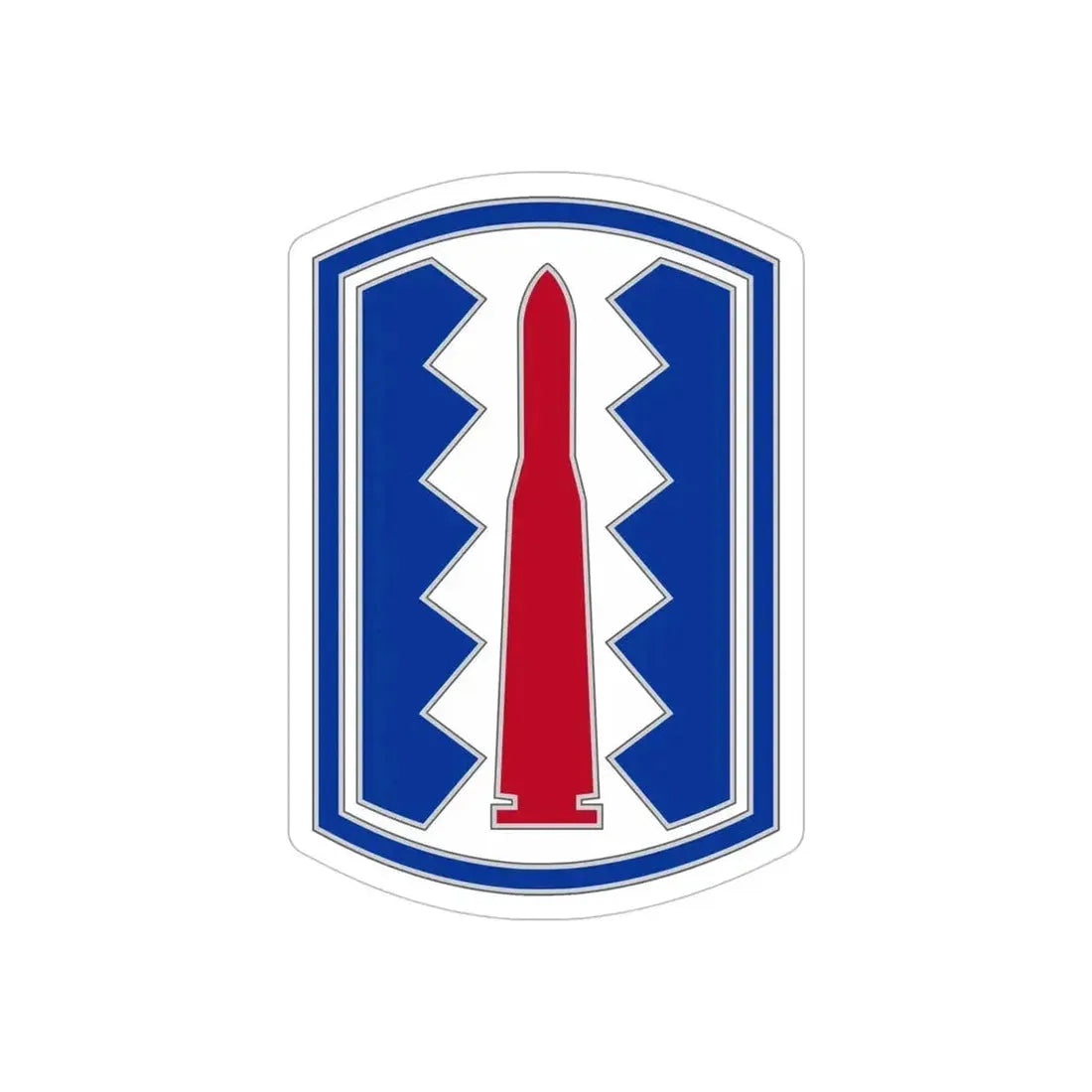 197TH INFANTRY BRIGADE (U.S. Army) REVERSE PRINT Transparent Die-Cut STICKER - The Sticker Space