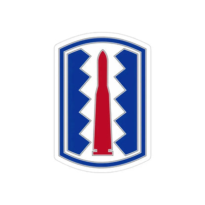 197TH INFANTRY BRIGADE (U.S. Army) REVERSE PRINT Transparent Die-Cut STICKER - The Sticker Space