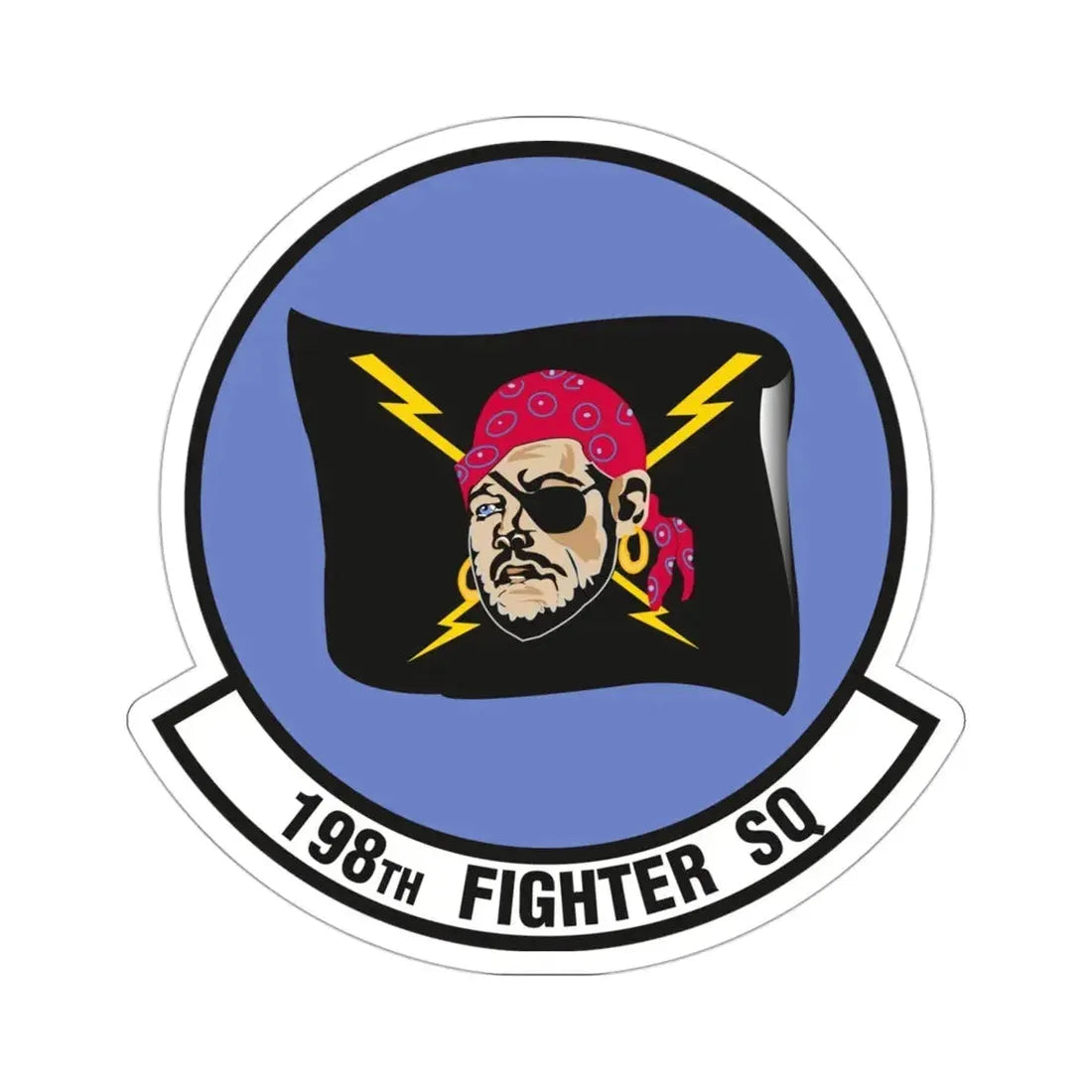 198 Fighter Squadron (U.S. Air Force) STICKER Vinyl Die-Cut Decal - The Sticker Space