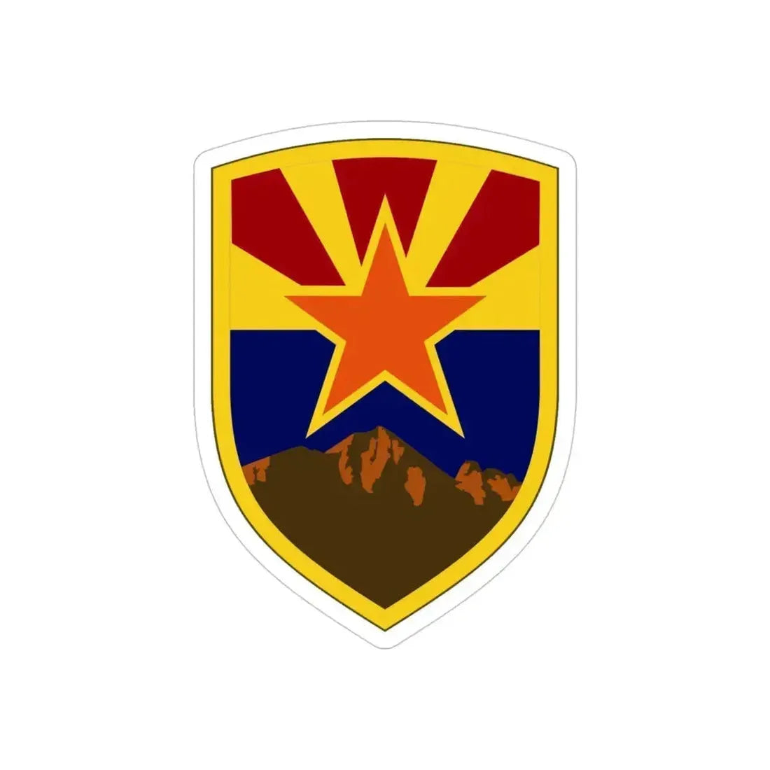 198 Regional Support Group 2 (U.S. Army) REVERSE PRINT Transparent Die-Cut STICKER 4 Inch Die-Cut Transparent - The Sticker Space