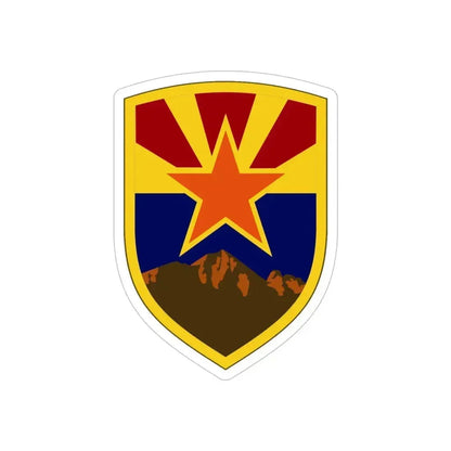 198 Regional Support Group 2 (U.S. Army) REVERSE PRINT Transparent Die-Cut STICKER 5 Inch Die-Cut Transparent - The Sticker Space