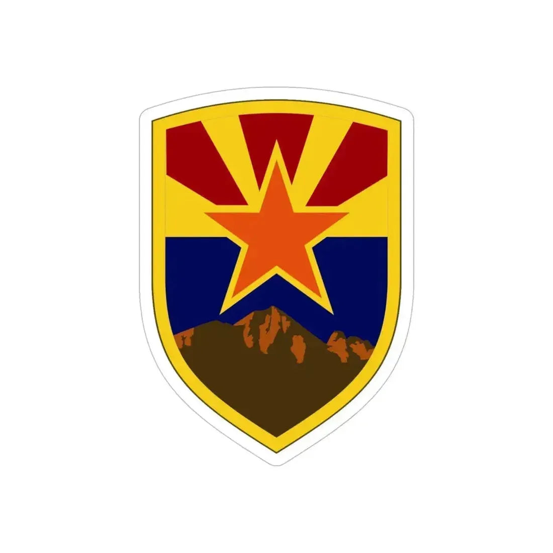 198 Regional Support Group 2 (U.S. Army) REVERSE PRINT Transparent Die-Cut STICKER 6 Inch Die-Cut Transparent - The Sticker Space